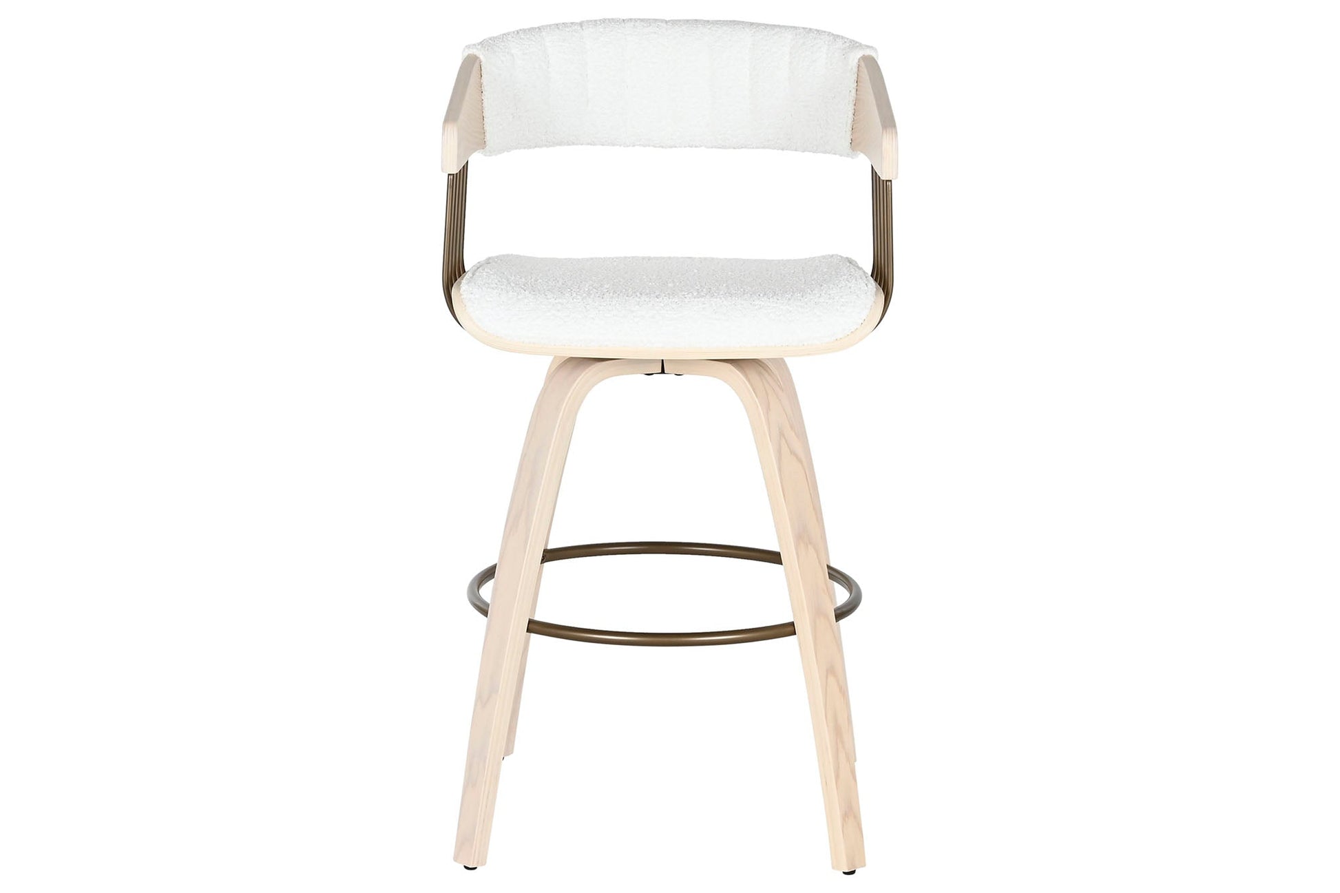 Taburete Madera Poliester 51_5X47_5X94_5 Blanco