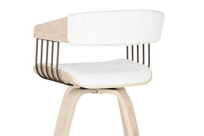 Taburete Madera Poliester 51_5X47_5X94_5 Blanco