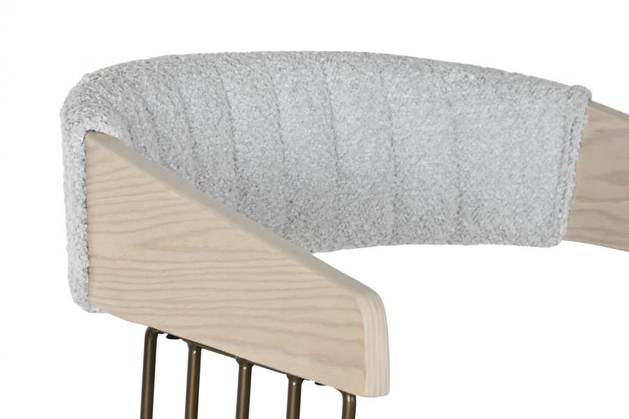 Silla Madera Poliester 51X55X76_5 Gris