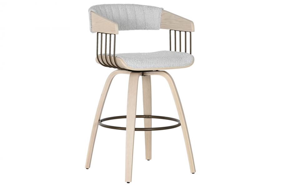 Silla Madera Poliester 51X55X76_5 Gris