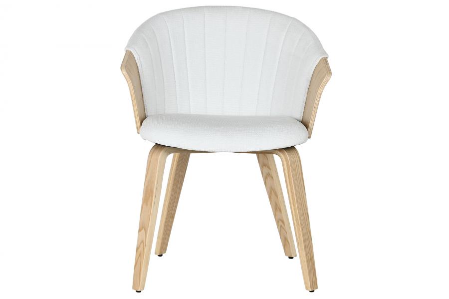 Silla Madera Poliester 60X57_5X75 Blanco