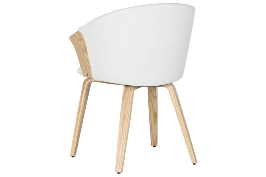 Silla Madera Poliester 60X57_5X75 Blanco
