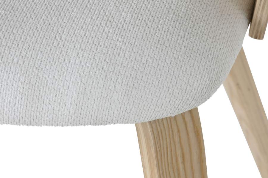 Silla Madera Poliester 60X57_5X75 Blanco