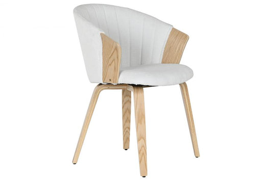 Silla Madera Poliester 60X57_5X75 Blanco