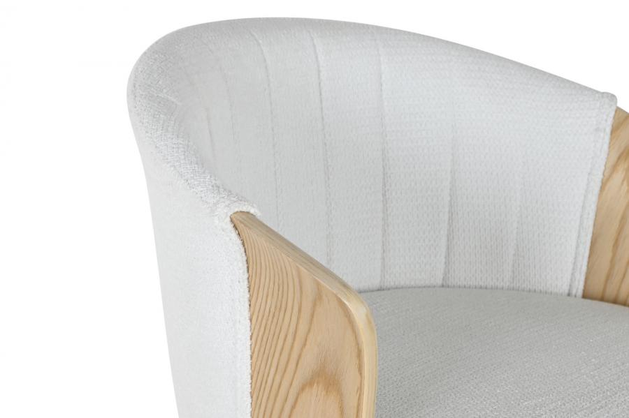 Taburete Madera Poliester 53_5X50_5X88 Blanco