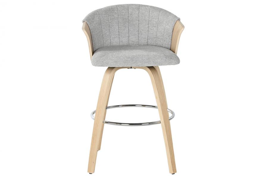 Taburete Madera Poliester 58X56X95 Gris