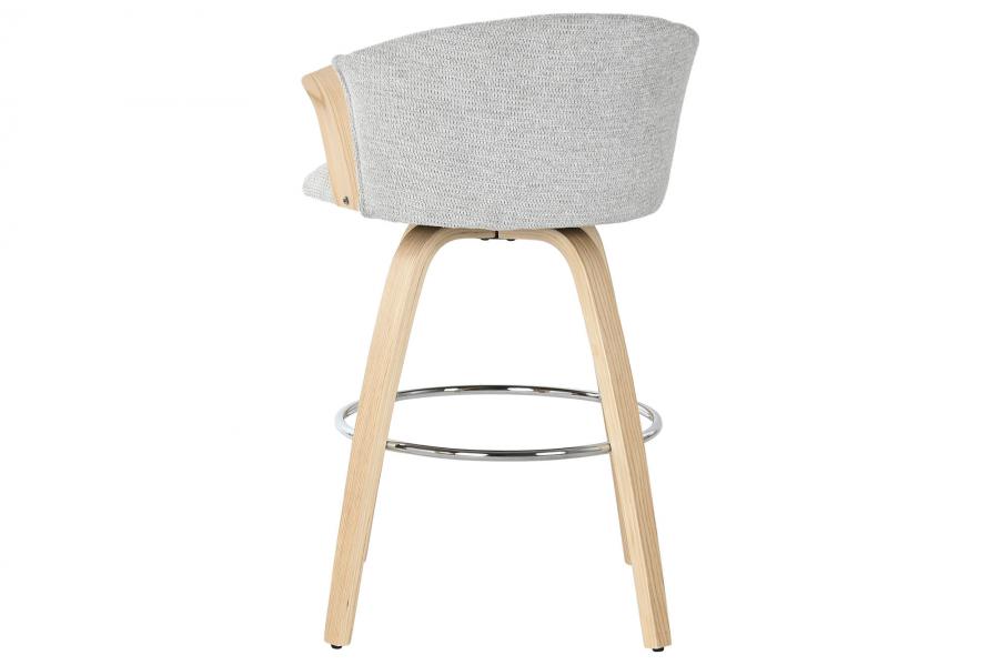 Taburete Madera Poliester 58X56X95 Gris