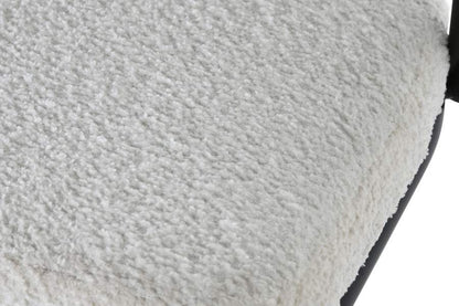 Taburete Metal Poliester 48_5X48X83_5 104 Blanco