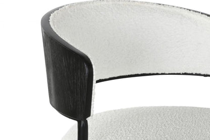 Taburete Metal Poliester 48_5X48X83_5 104 Blanco