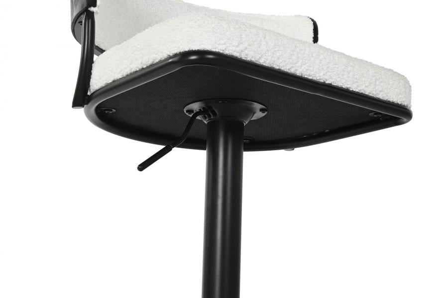 Taburete Metal Poliester 48_5X48X83_5 104 Blanco