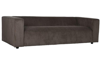 Sofa Poliester 224X95_5X66_5 Marron