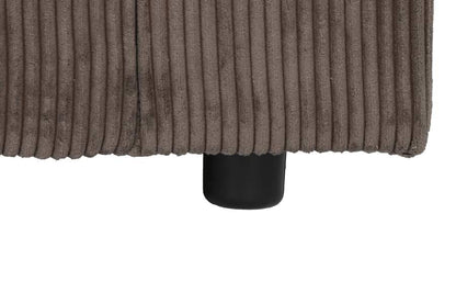 Sofa Poliester 224X95_5X66_5 Marron