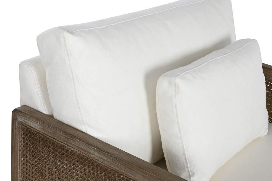 Sillon Ratan Poliester 93X86X88 Marron