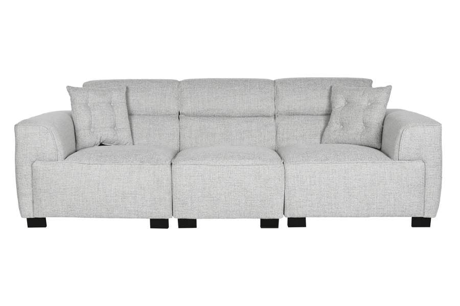 Sofa Poliester 231X170X82 Modular Gris