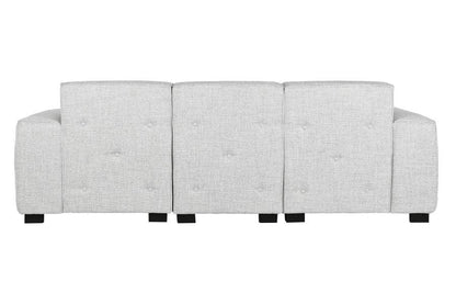 Sofa Poliester 231X170X82 Modular Gris