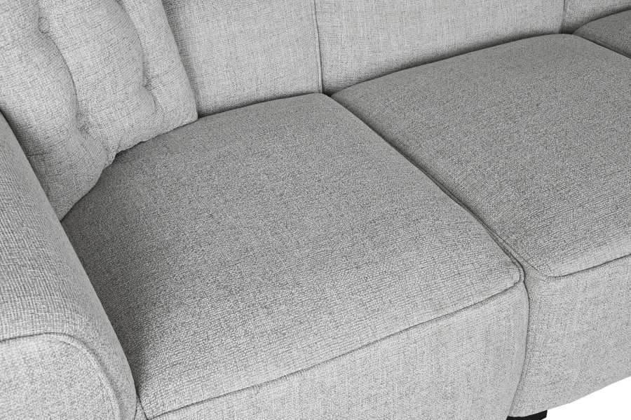 Sofa Poliester 231X170X82 Modular Gris
