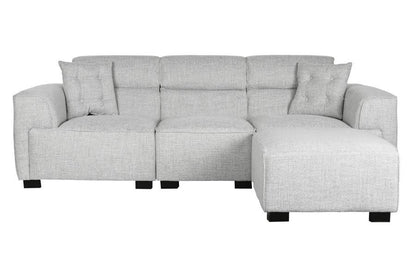 Sofa Poliester 231X170X82 Modular Gris
