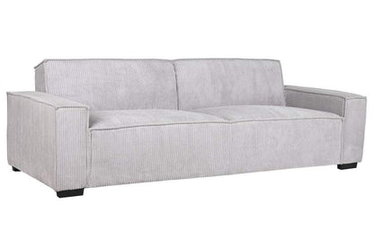Sofa Cama Poliester 230X94X75 Pana Gris Claro