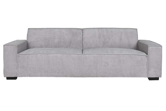 Sofa Cama Poliester 230X94X75 Pana Gris Claro