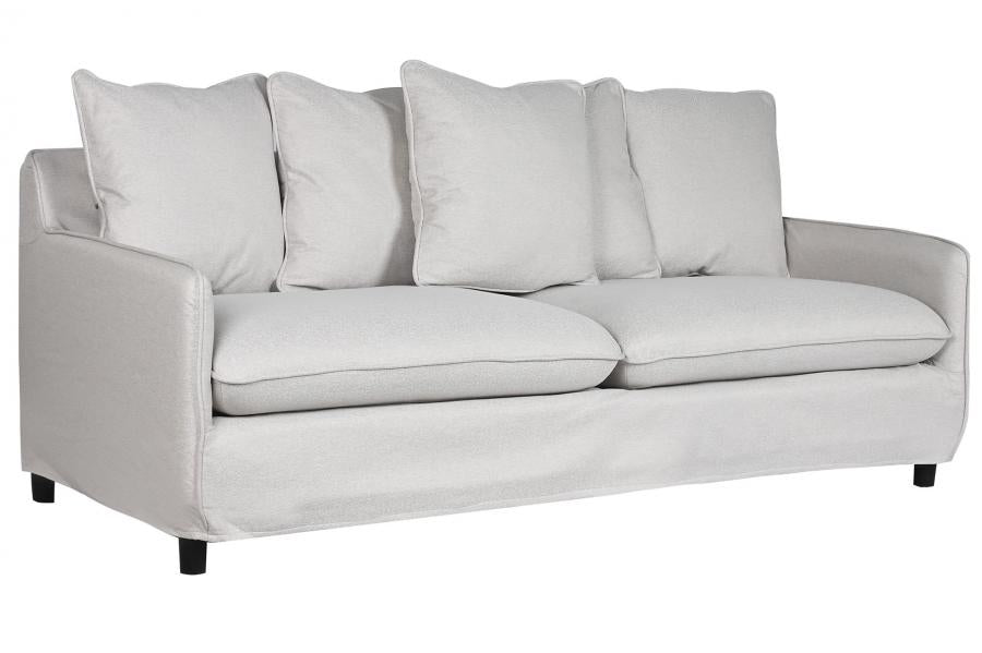 Sofa Poliester 196X85X90 Desenfundable Beige