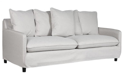 Sofa Poliester 196X85X90 Desenfundable Beige