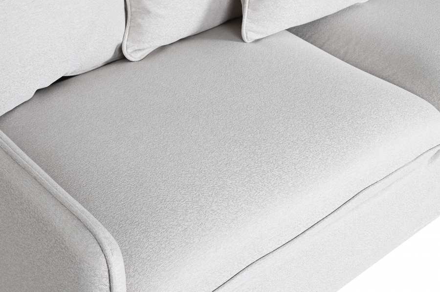 Sofa Poliester 196X85X90 Desenfundable Beige