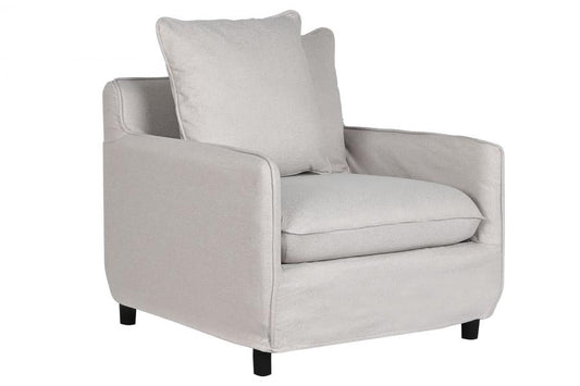 Sillon Poliester 85X85X74 Desenfundable Beige