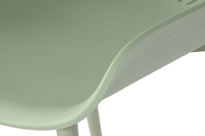 Silla Metal Pp 57_5X50_5X81 Verde Menta