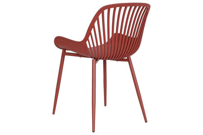 Silla Metal Pp 57_5X50_5X81 Terracota