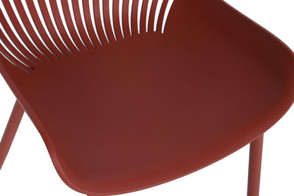 Silla Metal Pp 57_5X50_5X81 Terracota