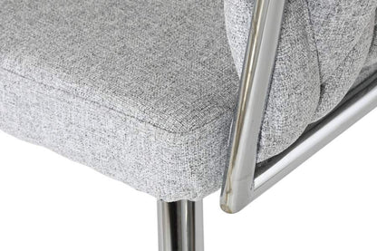 Silla Poliester Metal 48X41_5X76 Trenzada Gris