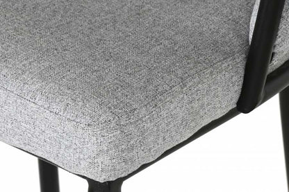 Taburete Poliester Metal 47X44X104 Trenzado Gris