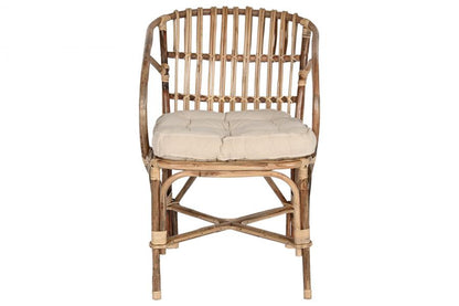 Silla Ratan Bambu 58X65X85 Natural