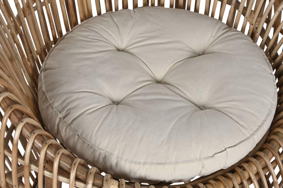 Silla Ratan Bambu 70X70X74 Natural
