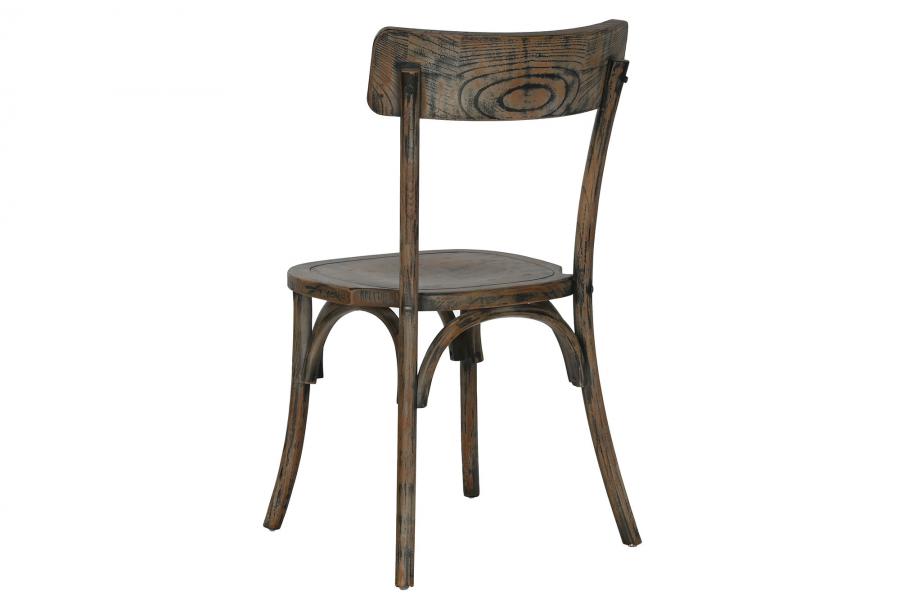 Silla Olmo 44X42X86 Apilable Envejecido Marron