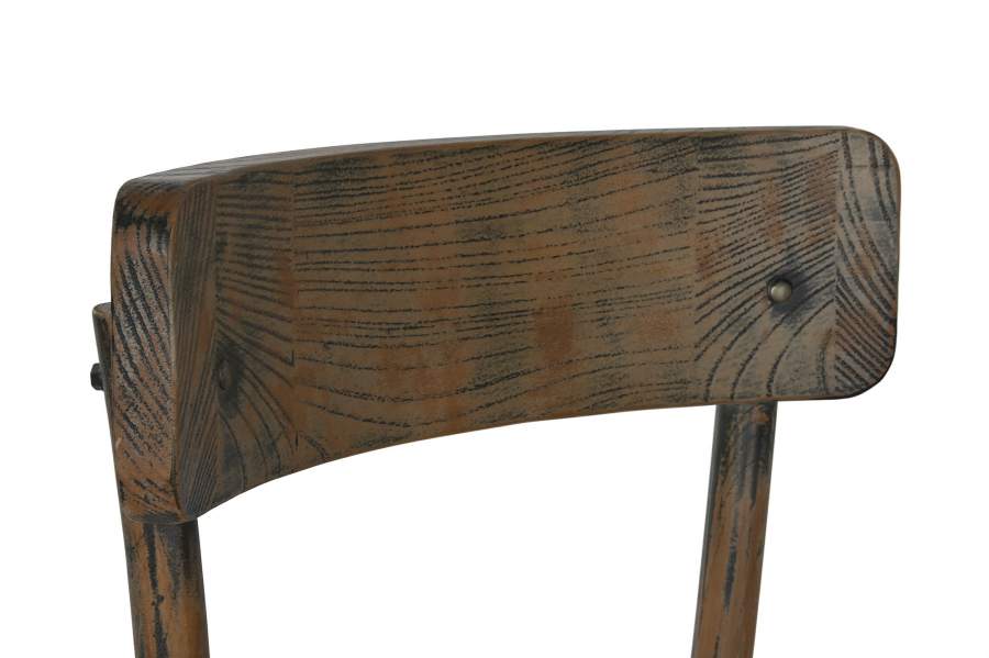Silla Olmo 44X42X86 Apilable Envejecido Marron
