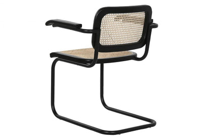 Silla Olmo Ratan 46X46X82 Negro