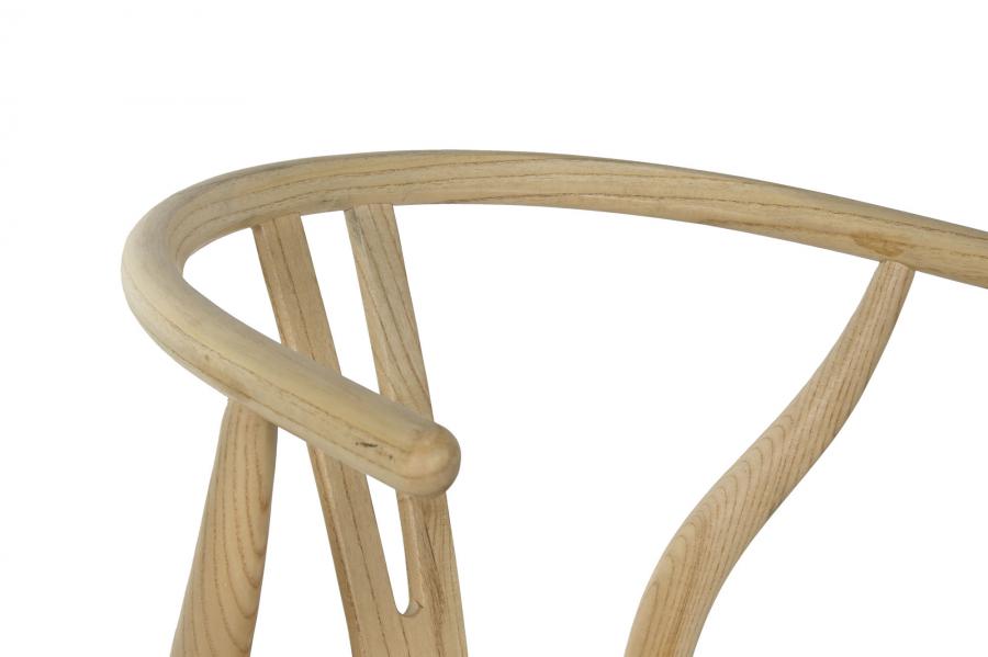 Taburete Olmo Fibra 43X42X106 Apilable Natural