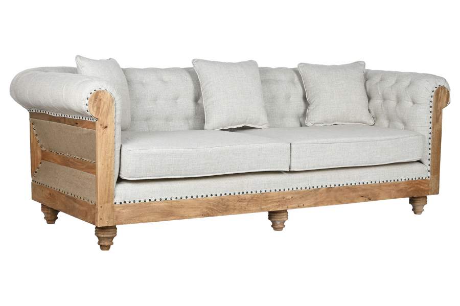 Sofa Poliester 225X87X79 3 Cojines