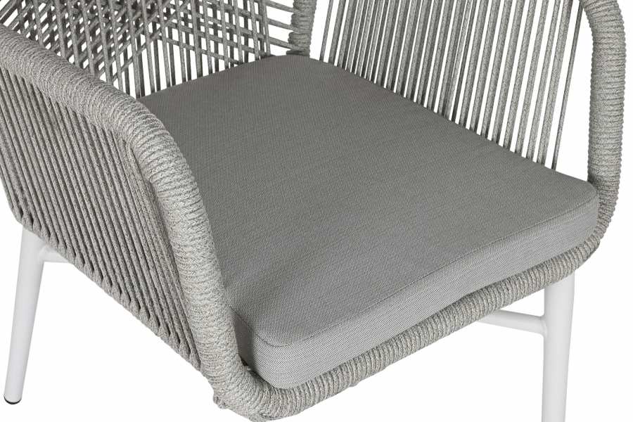 Silla Aluminio Ratan Sintetico 57X63X84 Con Cojin
