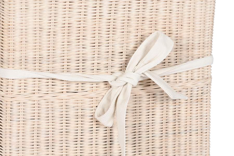 Silla Mimbre Mango 50X55X100 Con Cojin Blanco