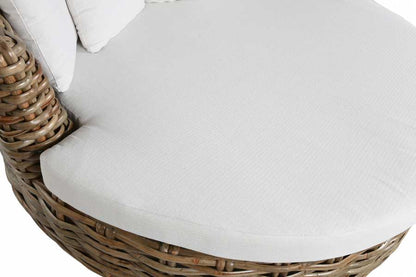 Cama Chill Out Ratan 153X153X65 Colchon Y 5Cojin