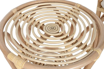 Mesa Set 3 Ratan 50X50X50 Y 2 Sillones Con Cojin