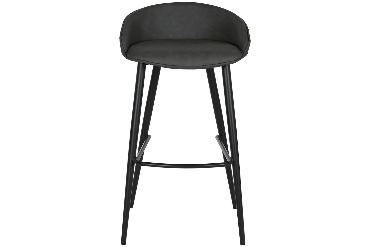Taburete Pu Metal 48X47X87_5 Gris Oscuro