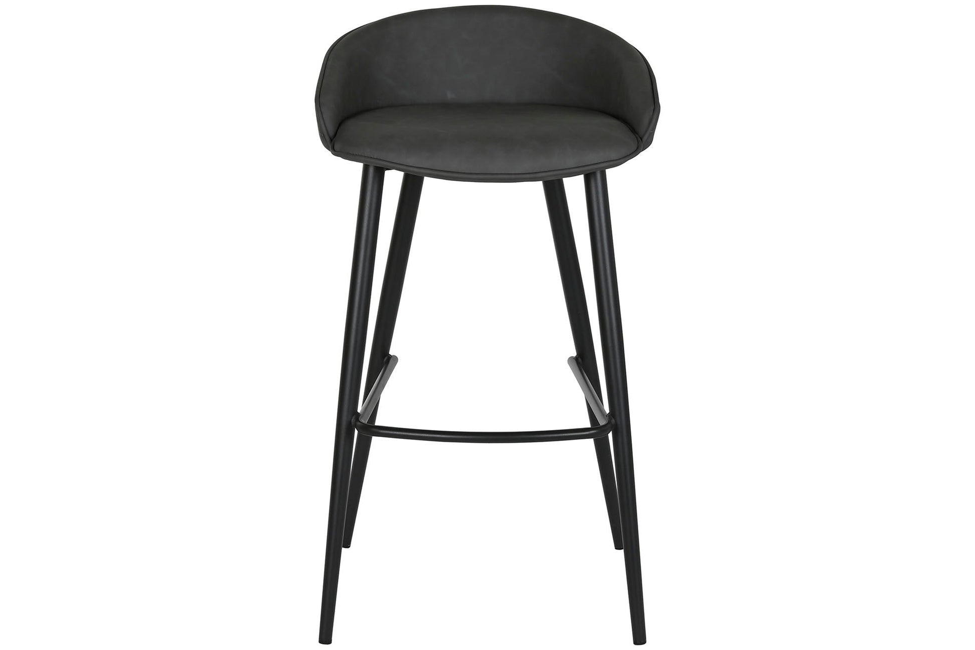 Taburete Pu Metal 48X47X87_5 Gris Oscuro