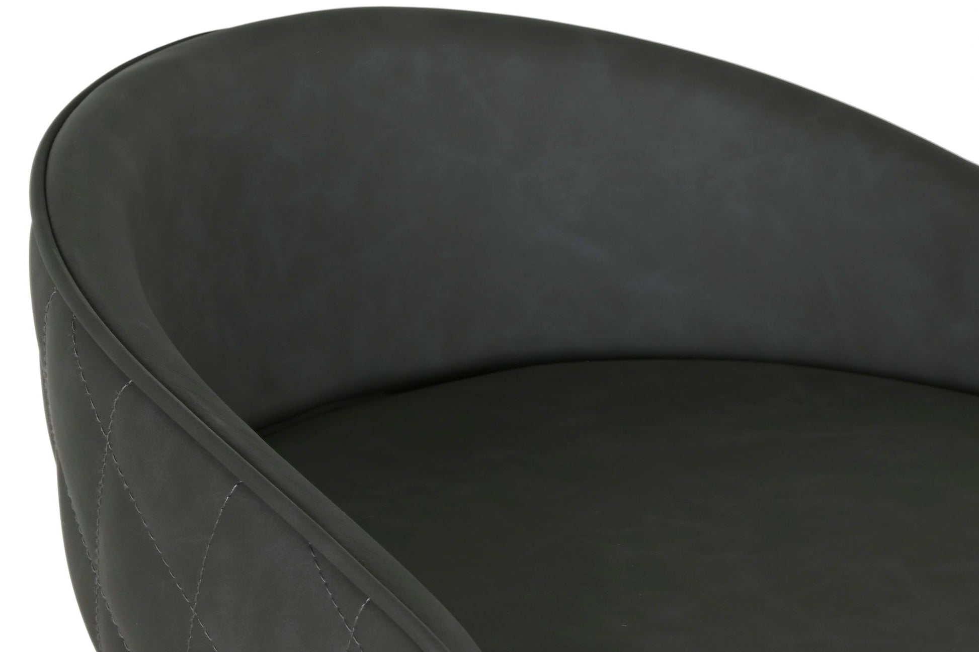 Taburete Pu Metal 48X47X87_5 Gris Oscuro