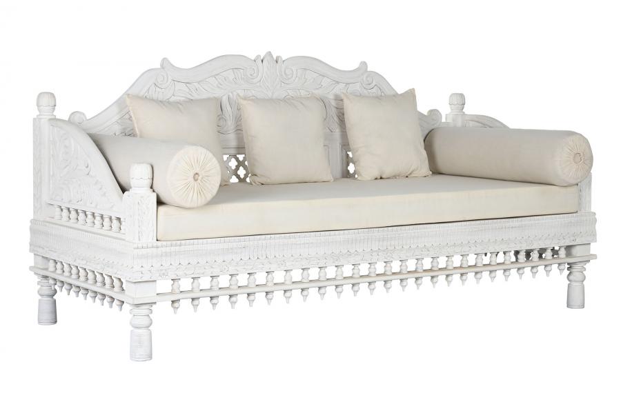 Sofa Mango Poliester 185X80X90 Tallado