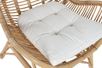 Silla Bambu Ratan 76X74X99 Natural