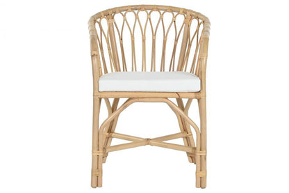 Silla Bambu Ratan 58X60X83 Natural