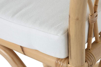 Silla Bambu Ratan 58X60X83 Natural